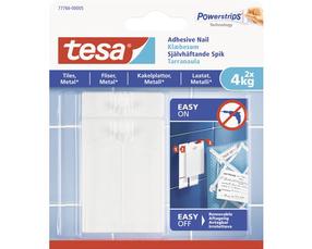 Kabliukai rėmeliui pakabinti Tesa Powerstrips, balta sp.