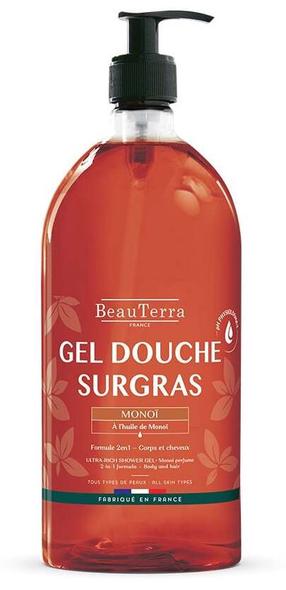 Kūno prausimosi želė Beauterra Monoi, 1000 ml
