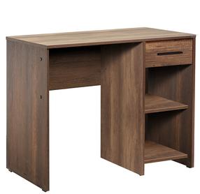 Rašomasis stalas su lentyna Kalune Design CMS-505-OO-1, 90 cm x 55 cm, 75 cm, riešuto sp.