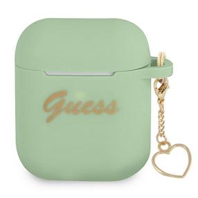 Kõrvaklappide ümbris Guess GUA2LSCHSN Apple AirPods 1/2, roheline v.