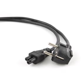 Сетевой кабель Gembird Power Cable VDE, IEC C5, 1 м, черный цв.