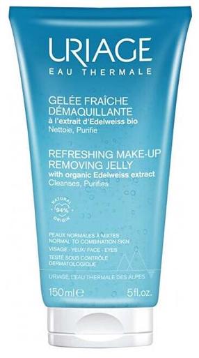Valomoji veido želė Uriage Refreshing Make-Up Removing, 150 ml