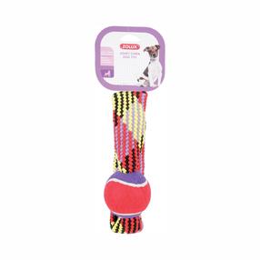 Žaislas šuniui, kamuoliukas Zolux Rope Toy, 23 cm, įvairių spalvų