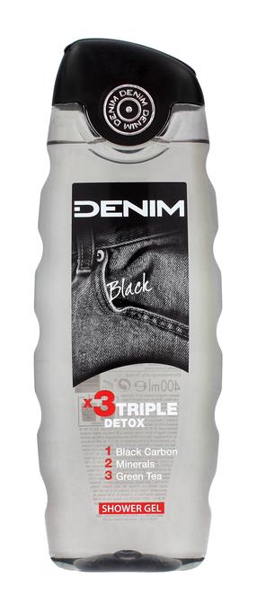 Meeste kehapesugeel Denim Black Triple Detox, 400 ml