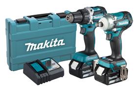 Akumuliatorinis gręžtuvas Makita DLX2410G, medienai/plienui, 1/2", 13 mm x 21.5 cm