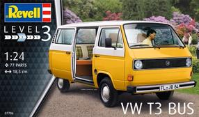 Konstruktors Revell VW T3 Bus 07706, 77 gab., dzeltena krās.