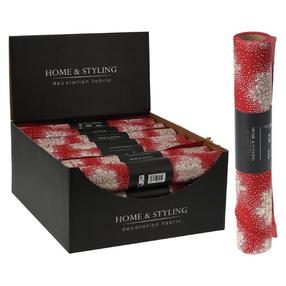 Kalėdinis stalo takelis stačiakampė 512104, (spalva/dizainas parenkami atsitiktine tvarka), 250 cm x 28 cm