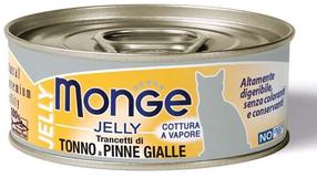 Šlapias kačių maistas Monge Jelly Adult, tunas, 0.08 kg