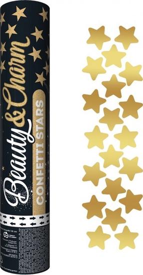 Konfeti GoDan Beauty & Charm Stars, zelta krās., 30 cm