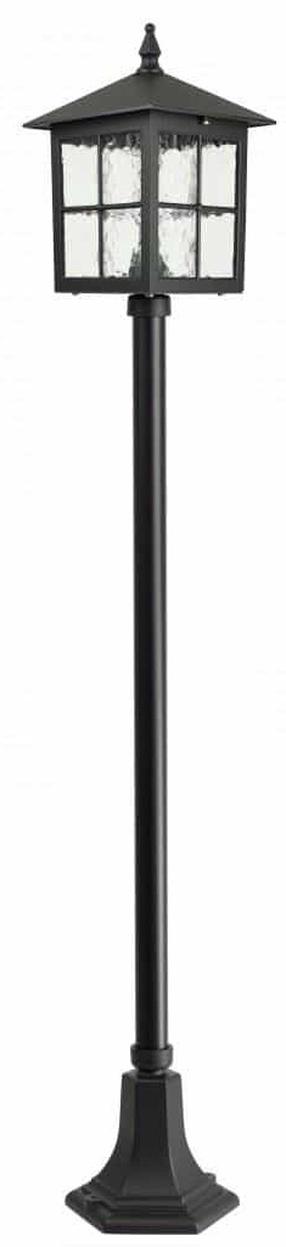 Brīvi stāvošs āra gaismeklis Su-Ma Wenecja, 60W, E27, IP43, melna krās., 18.5 cm x 156 cm