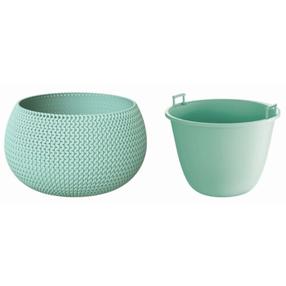 Lillepott Prosperplast 5905197268347, plastik, Ø 24 cm, roheline v.