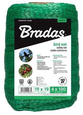 Tīkls pret putniem Bradas, 500 m x 0.1 cm x 400 cm