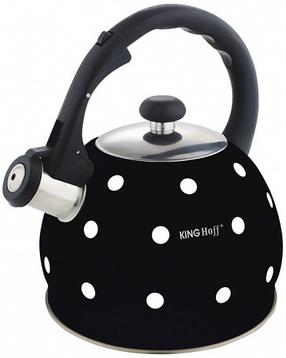  Vilega teekann King Hoff KH-1048, 2 l, valge v./must v.