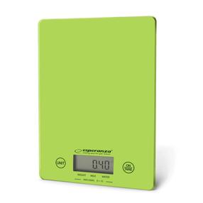 Elektroninės virtuvinės svarstyklės Esperanza Lemon EKS002, žalia sp.