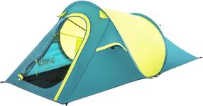Kahekohaline telk Bestway Pavillo Coolquick 68097, kollane v./roheline v., 220 cm x 120 cm x 90 cm