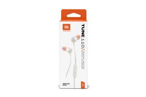 Vadu austiņas JBL Tune 110, balta krās.