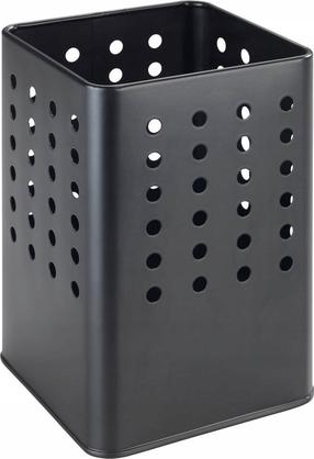 Söögiriistade alus Kesper, 11.5 cm x 11.5 cm x 16.5 cm, metall, must v.
