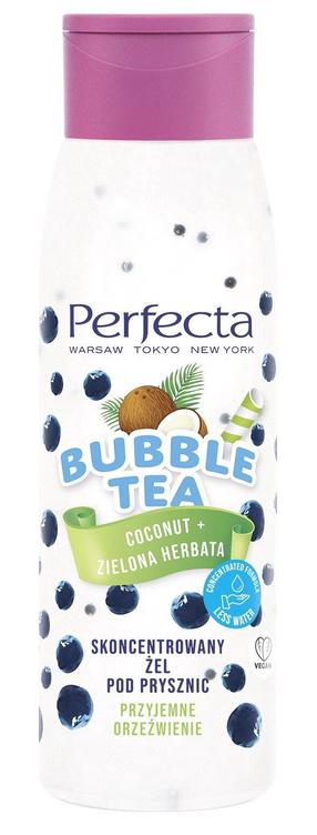 Ķermeņa mazgāšanās želeja Perfecta Bubble Tea Coconut + Green Tea, 400 ml
