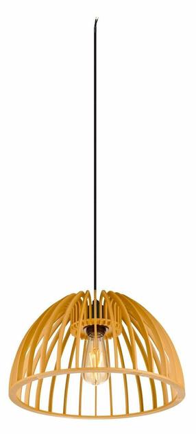 Lampa griesti SLV Wud 1008045, E27, 1 x 60 W, brūna krās. / melna krās.