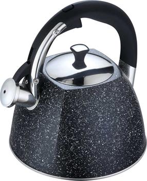 Arbatinukas su švilpuku Klausberg KB-7412, 2.2 l, juoda sp.