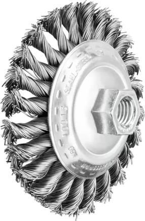 Metalinis šepetys universalus Pferd KBG ST, Ø 100 mm, 0.5 mm
