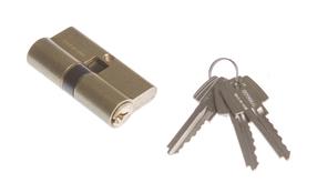 Lukusilinder Tesa Assa Abloy 40x40mm, euroopa (din) standart, 80 mm, messingi v.