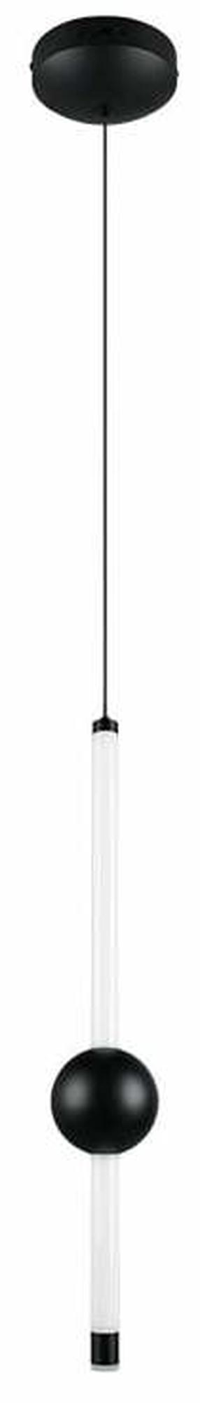 Šviestuvas lubų Trio Melita, LED, 2300 - 4000 °K, 1 x 6 W, balta sp./juoda sp. / juoda sp.