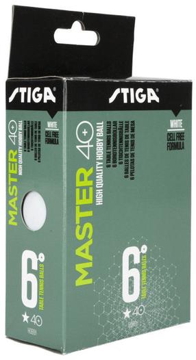 Galda tenisa bumbiņa Stiga, 40 mm, 6 gab.