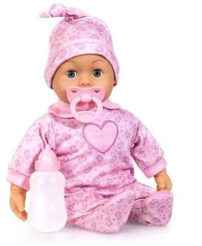 Кукла - новорожденная с аксессуарами Bayer First Words 9324CO, 38 см, розовый цв.