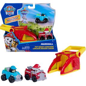 Набор фигурок, c аксессуарами Spin Master Paw Patrol Pup Squad Launcher Marshall, многоцветный