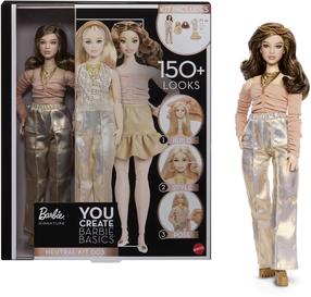 Lėlė su priedais Mattel Barbie Signature Neutral Kit 003, 29 cm, rusva sp.
