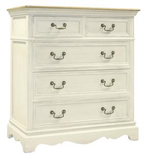 Komoda Home4you Samira, balta, 86.5 cm x 39 cm x 95 cm