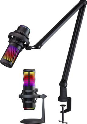 Töölaua mikrofon Preyon Osprey Scream RGB POS43B, must v.