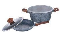 Puodų rinkinys Berlinger Haus Forest Line BH-6199, Ø24 cm, 4.1 l, pilka sp.