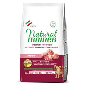 Sausā suņu barība Natural Trainer Sensitive 968389, cūkgaļa, 2 kg