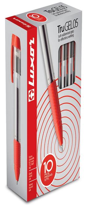 Ручка Luxor Gel Pen 7705/10, черный цв., 0.5 мм