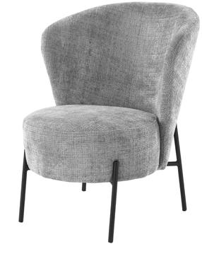 Krėslas Leisure Furniture Cezar, pilka sp., 50 cm x 53 cm x 85 cm