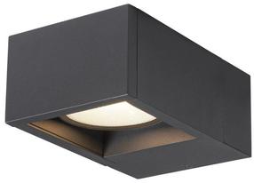 Уличный настенный светильник SLV Eskina Frame, 15Вт, LED, IP65, aнтрацит цв., 11.5 см x 7.3 см