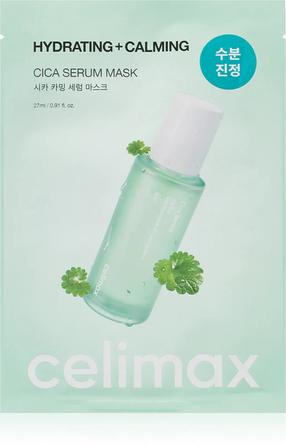Veido kaukė Celimax Hydrating + Calming Cica Serum, 27 ml