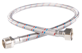 Nerūsējošā tērauda pīta šļūtene Ferro PWS301, 1/2" FM, 150 cm