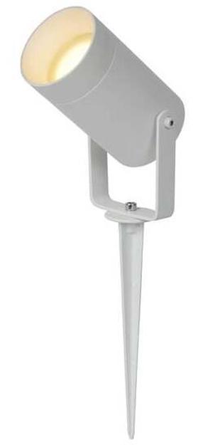 Įsmeigiamas lauko šviestuvas Lucide Taylor, 50W, GU10, IP65, balta sp., 10 cm x 26 cm