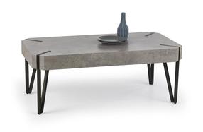 Žurnalinis staliukas Emily, juoda sp./pilka sp., 110 cm x 60 cm x 42 cm