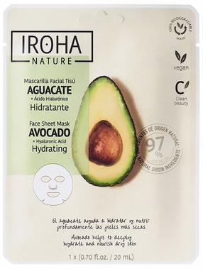 Маска для лица Iroha Nature Avocado Hydrating, 20 мл