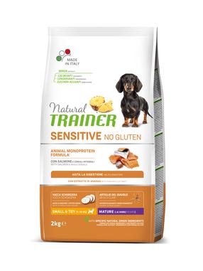 Sausas šunų maistas Natural Trainer Sensitive No Gluten Salmon, lašiša, 2 kg