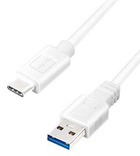 Kabelis Logilink USB - USB-C CU0172 USB, USB-C, 0.15 m, balta sp.