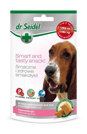 Maisto papildas šunims Dr Seidel Smart & Tasty, ryžiai, 0.09 kg