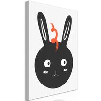 Reprodukcija Artgeist Rabbit Sees Everything MDF02, 20 cm x 30 cm