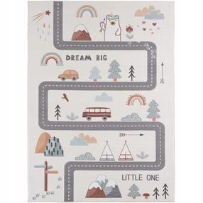 Kilimas vidaus Ayyildiz Coco Town Streets, mėlyna sp./pilka sp./ruda sp., 230 cm x 160 cm