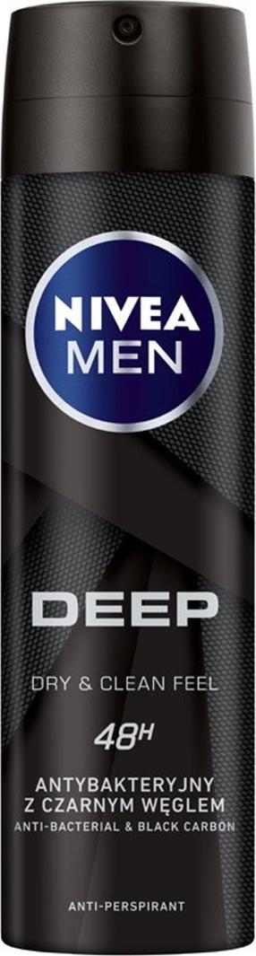 Vyriškas dezodorantas Nivea Men Deep Antiperspirant, 150 ml