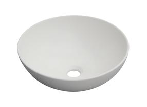 Vonios praustuvas Invena Dokos CE-19-001-C, keramika, 39.5 cm x 39.5 cm x 13.5 cm, balta sp.